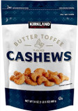 Butter toffee flavored cashews