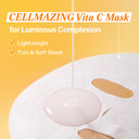 Torriden CELLMAZING Vita C Facial Mask (10 Sheets) | Radiance & Glow Boosting Korean Sheet Mask | Improving Overall Skin Tone | 5D Vitamin C + Niacinamide | Korean Face Mask