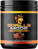 Gorilla Mode Pre Workout - Massive Pumps Laser Focus Energy Power - L-Citrulline, Creatine, L-Tyrosine, Betaine, Hydroprime, Alpha-GPC, 400mg Caffeine, Huperzine A - 800g (Tigers Blood)