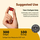 Micro Ingredients Pumpkin Seed Oil with Saw Palmetto Cold Pressed, Pure Virgin Oil, Essential Fatty Acids, & Phytosterols | Non-GMO