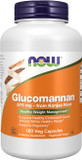 NOW Foods Supplements, Glucomannan (Amorphophallus konjac) 575 mg, Supports Regularity*, Healthy Weight Management*, 180 Veg Capsules