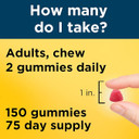 Nature Made Mens Multivitamin Gummies with Omega-3, Mens Gummy Multivitamins for Daily Nutritional Support, 150 Gummy Vitamins and Minerals, 75 Day Supply