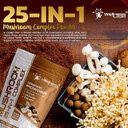 WELLNESS LABSRX Mushroom Powder, 25 in 1 Mushrooms Supplement - 2000mg, 25 Superfood Mishroom Lions Mane Powder with Chaga, Shiitake, Cordyceps, Reishi - Lion's Mane Mushroom - 120 Servings