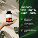 NatureBell Pumpkin Seed Oil 3,000mg with Saw Palmetto - 240 Softgels - Rich in Omega-6 & Omega-9 - Supplement for Heart, Brain, Hair & Bladder Health*