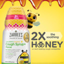 "Zarbee's Children’s Honey Cough Syrup + Mucus Day & Night Value Pack, Daytime & Nighttime Toddler Cough Syrup, Dark Honey, Ivy Leaf Extract, Chamomile, Mixed Berry Flavor, 2X 4 Fl Oz "