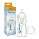 "Dr. Brown's Natural Flow Anti-Colic Options+Wide-Neck Baby Bottle,9 oz/270 mL,Level 1 Nipple,1-Pack,0m+ "