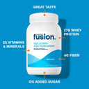Bariatric Fusion Meal Replacement 27g Protein Powder, 21 Serving Tub for Bariatric Surgery Patients Including Gastric Bypass and Sleeve Gastrectomy - No Gluten, Aspartame or Sugar