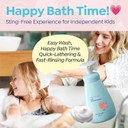 GOONGBE Kids' Detangling Shampoo - Silky Shine for Frizzy Tangle-Prone Hair – Silicone-Free Low pH with Silk Protein & Macadamia Oil – Tear-Free Tested, 25 Allergen-Free – Korean K-Beauty, 10.1 fl oz