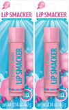Lip Smacker Flavored Lip Balm, Flavored Moisturizing, Smoothing Soft Shine, Hydrating & Protecting Fun Tasty Flavors, Cruelty-Free & Vegan - Cotton Candy (Pack of 2)