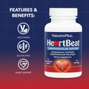 NaturesPlus, HeartBeat®, Cardiovascular Support, 90 Heart-Shaped Tablets