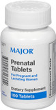 "Major Prenatal Tablets for Pregnant and Lactating Women - Dietary Supplement - 100 Tablets "