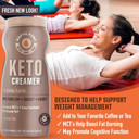Rapid Fire Ketogenic Creamer With Mct Oil For Coffee Or Tea, Supports Energy And Metabolism, Weight Loss, Ketogenic Diet 8.5 Oz. (20 Servings)