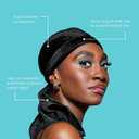 Kiss Colors & Care Power Wave Crushed Velvet Durag - Burgundy, Maximum Wave Formation, 360° Waves, Super Durable, Strong, Sleek & Stylish, High Compression, Extra Long Tailsburgundy