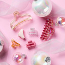 Scunci By Conair Teen Girl Holiday Gift Set, Christmas Gift Box Under $20, Includes 6 Claw Clips In Glamorous Shiny Colorsglam