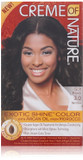 Creme Of Nature Exotic Shine Hair Color With Argan Oil From Morocco, 3.0 Soft Black, 1 Application3.0 Soft Black