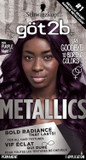 Got2B Metallics Permanent Hair Color, M64 Purple Night Charcoalpurple Night