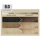 Il Salone Milano Plex Rebuilder Permanent Hair Color Cream - 8.0 Light Blonde Professional Hair Dye Kit For A Natural Gloss & Glaze - Paraffin, Paraben, And Alcohol Freelight Blonde
