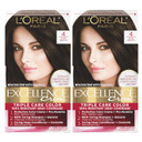 L'Oreal Paris Excellence Creme Permanent Hair Color, 4 Dark Brown, 100 Percent Gray Coverage Hair Dye, Pack Of 24 Dark Brown L'Oreal Paris Excellence Creme Permanent Hair Color, 4 Dark Brown, 100 Percent Gray Coverage Hair Dye, Pack Of 24 Dark Brown