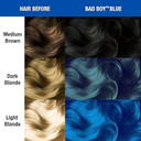 Manic Panic Bad Boy Blue Hair Dye  Classic High Voltage - (3Pk) Semi-Permanent Hair Color - Dark Denim Blue With Green & Grey Undertones  Vegan, Ppd & Ammonia-Free - For Coloring Hair On Women & Men