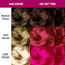 Manic Panic Hot Hot Pink Hair Color - Amplified - Semi Permanent Hair Dye - Medium Pink - Glows In Blacklight - For Dark & Light Hair - Vegan, Ppd & Ammonia Free - For Coloring Hair On Women & Menhot Hot Pink3.99 Fl Oz (Pack Of 1)