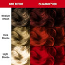 Manic Panic Pillarbox Red Hair Color - Amplified - (2Pk) Semi Permanent Hair Dye - Deep True Red Color - For Dark & Light Hair - Vegan, Ppd & Ammonia-Free - For Coloring Hair With Men & Womenpillarbox Red4 Fl Oz (Pack Of 2)