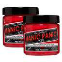 Manic Panic Red Passion Hair Dye  Classic High Voltage - (2Pk) Semi Permanent Hair Color - Glows In Blacklight - Medium Strawberry Red With Pink Tint - Vegan, Ppd & Ammonia Free - For Coloring Hair