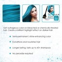 Punky Colour Box Kit Turquoise - For Bleached, Blonde Or Highlighted Hair, Non-Damaging Hair Dye, Vegan, Ppd And Paraben Free, Conditions And Transforms To Vibrant Hair Color, Lasts Up To 35 Washesturquoise3.5 Fl Oz (Pack Of 1)