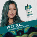 Splat Naturals, Semi-Permanent Teal Hair Dye : 100% Vegan, Cruelty-Free, No Bleach Required, Free Of Ammonia, Ppd, Parabens & Sulfates - 6 Ozteal