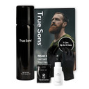 True Sons Hair Dye Foam For Men - Natural Look - Effortless, Multi-Use Dye Kit With Instant Color Booster Applicator, Ammonia-Free Formula For Sensitive Skin, Simpler Hair And Beard Dye (True Black)True Black1.75 Ounce (Pack Of 1)