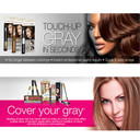 Cover Your Gray 2In1 Wand And Sponge Tip Applicator - Black