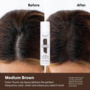 Dphue Color Touch-Up Spray - Medium Brown, 2.5 Oz - Root Cover Up Spray With Dual-Action Nozzle For Precise Root Touch Up & Fast, Total Hair Cover - Gluten-Free, Veganmedium Brown2.5 Fl Oz (Pack Of 1)
