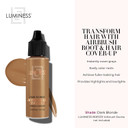 Luminess Airbrush Root & Hair Cover Up, Dark Blonde - Water-Resistant Hair Color Concealer For Gray & Dark Roots For Thicker Fuller Looking Hair - Compatible For Breeze Haircare Devicedark Blonde