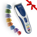 Wahl Color Pro Cordless Rechargeable Hair Clipper & Trimmer  Easy Color-Coded Guide Combs - For Men, Women, & Children  Model 9649P