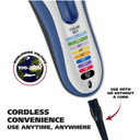 Wahl Color Pro Cordless Rechargeable Hair Clipper & Trimmer  Easy Color-Coded Guide Combs - For Men, Women, & Children  Model 9649P