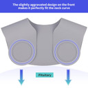 Segbeauty Hair Cutting Collar, Professional Hairdressing Hair Cutting Pad Guide, Salon Barber Stylist Hair Cutting Neck Collar For Haircut Hair Dye Protective Clothes Gray