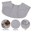 Segbeauty Hair Cutting Collar, Professional Hairdressing Hair Cutting Pad Guide, Salon Barber Stylist Hair Cutting Neck Collar For Haircut Hair Dye Protective Clothes Gray