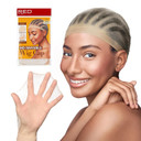 Red By Kiss 5 Pcs Hd Invisible Wig Caps For Women Men, Ultra Stretchy Thin Stocking Sheer Breathable Nylon Comfortable For Lace Front Wig, One Size Fits All (Beige)Beige