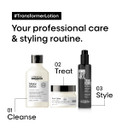 L'Oreal Professionnel Transformer Lotion | For All Hair Types | Lotion & Paste | Provides Heat Protection | Provides Medium Hold | 5.1 Fl. Oz