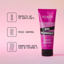 Redken Blow-Dry Gel, Heat Protection Jelly Serum, Offers Shine And Texture, Frizz Control, For All Hair Types, Volume For Fine Hair, Big Blowout, 100Ml