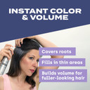 Toppik Colored Hair Thickener, Temporary Hair Color Spray For Root Touchup With Hair Thickening Fibers, 5.1 Ozdark Brown