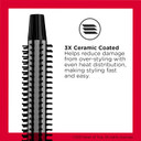 Revlon Perfect Heat Triple Ceramic Curling Brush Iron | For Silky Smooth Wave Curls (3/4 In)
