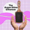 Wet Brush Paddle Hair Brush,Traditional Wood-Ultra-Soft Intelliflexdetangling Bristles With Aquaventdesignforspreading Hairtreatmentsevenly-Pain-Free Hair Brush For Women & Men,Shine Traditional Woodshine Traditional Wood