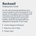 Rockwell Folding Hair Comb