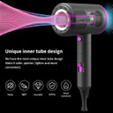 Hair Dryer, Slopehill (Safety Upgraded) 1800W Professional Ionic Hairdryer For Hair Care, Powerful Hot/Cool Wind Blow Dryer, 3 Magnetic Attachments, Etl, Ul And Alci Safety Plug (Dark Grey)Dark Grey