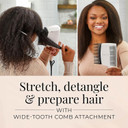 Remington Shea Soft Hair Dryer For Smooth And Silky Hair For Women, Diffuser Attachment & Hot Comb, 6 Speed/Heat Control Settings, Ivory