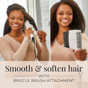 Remington Shea Soft Hair Dryer For Smooth And Silky Hair For Women, Diffuser Attachment & Hot Comb, 6 Speed/Heat Control Settings, Ivory