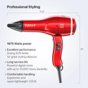 Valera, Swiss Air4ever, Professional, Lightweight, Ionic Hairdryer, Powerful Digital Motor, Sanify Air Purification System, Intelligent Flow Optimization, 6 Temperature/Airflow Settings, 1875 W, Red