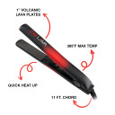 Chi Original Lava 1" Ceramic Hairstyling Flat Iron, Red
