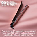 Ghd Gold Styler  1" Flat Iron Hair Straightener, Professional Ceramic Hair Straightening Styling Tool For Stronger Hair & More Color Protection  Pink Peach, Charity Collectionpink Peach, Charity Collection