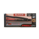 Red Pro Hair Straightener Silicone Protexion Flat Iron 1 Inch, Adjustable Temperature Setting, Ultra Thin, Lightweight, Suitable For All Hair Types